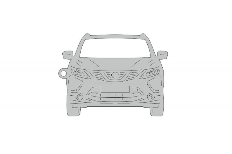 Car Keychain for Nissan Qashqai II (type FRONT) Keychains opdesign