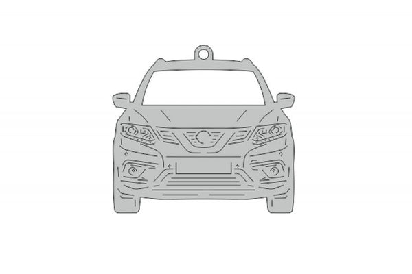 Car Keychain for Nissan Rogue II (type FRONT) - decoinfabric
