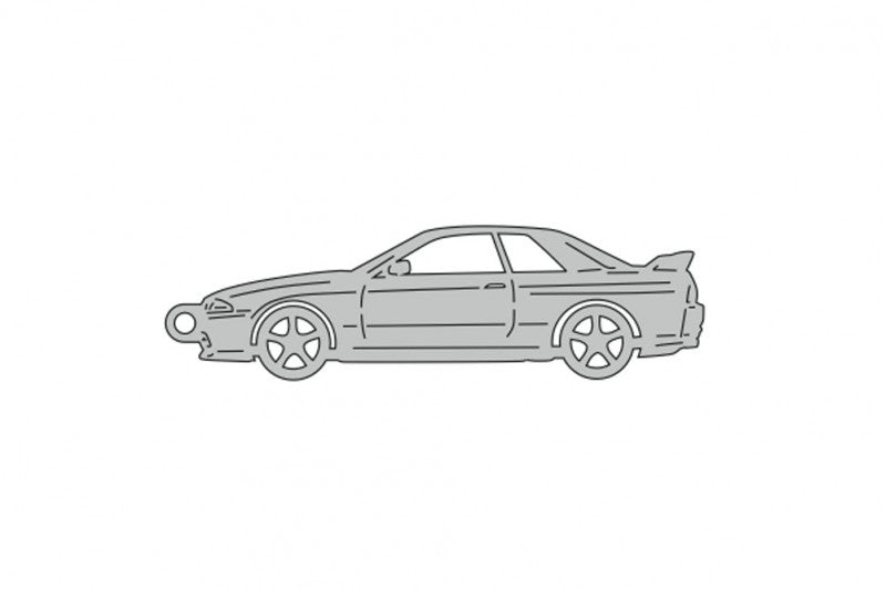 Car Keychain for Nissan Skyline R32 1989-1993 (type STEEL) Keychains opdesign