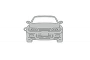 Car Keychain for Nissan Skyline R32 (type FRONT) Keychains opdesign