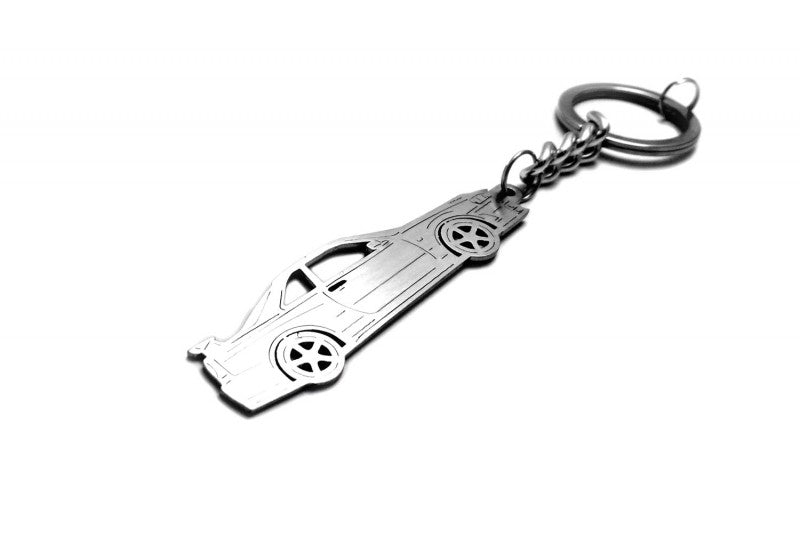 Car Keychain for Nissan Skyline R34 2D (type STEEL) - decoinfabric