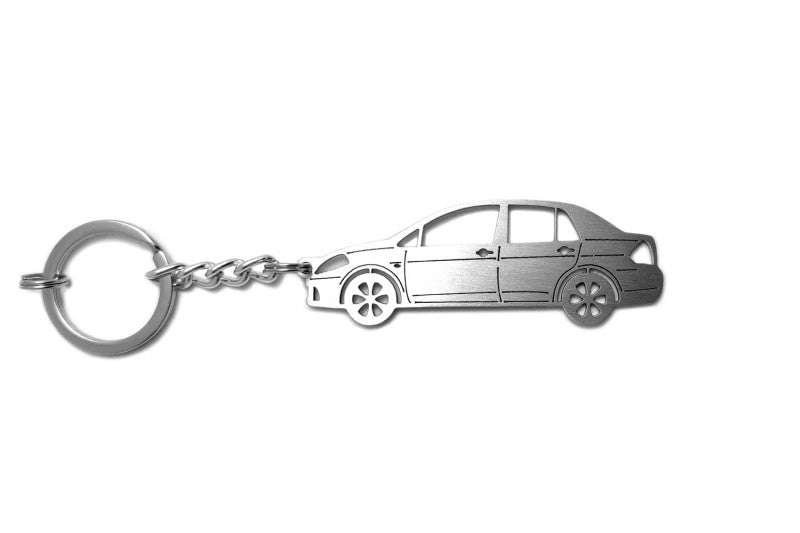 Car Keychain for Nissan Tiida I 4D (type STEEL) - decoinfabric