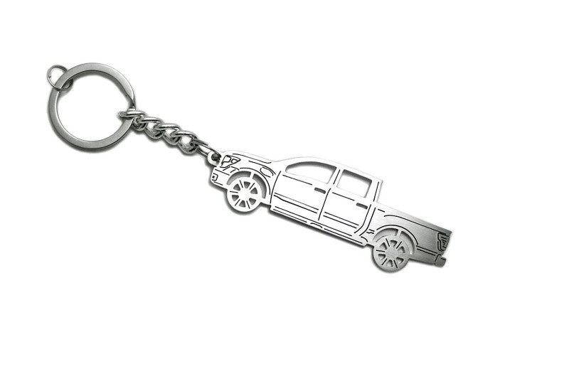 Car Keychain for Nissan Titan II (type STEEL) - decoinfabric