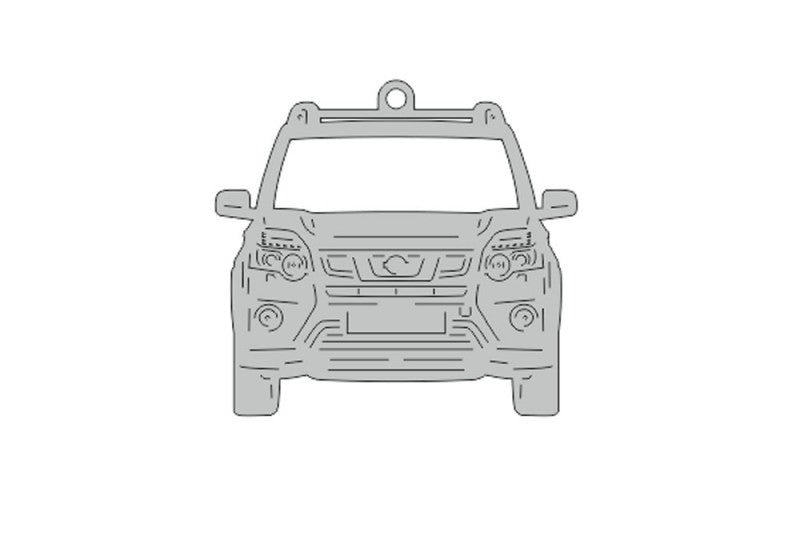 Car Keychain for Nissan X-Trail T31 (type FRONT) Keychains opdesign
