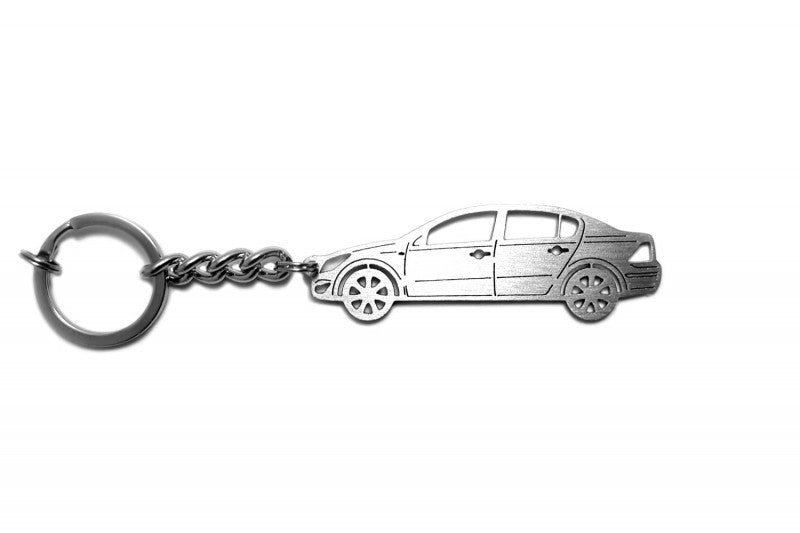 Car Keychain for Opel Astra H 4D (type STEEL) - decoinfabric