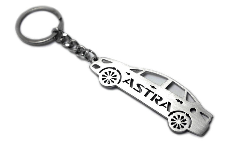 Car Keychain for Opel Astra J 4D (type STEEL) - decoinfabric