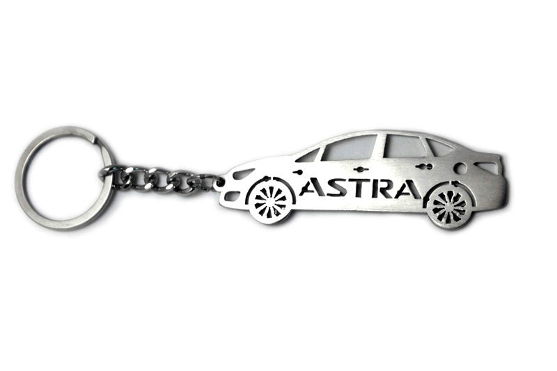 Car Keychain for Opel Astra J 4D (type STEEL) - decoinfabric