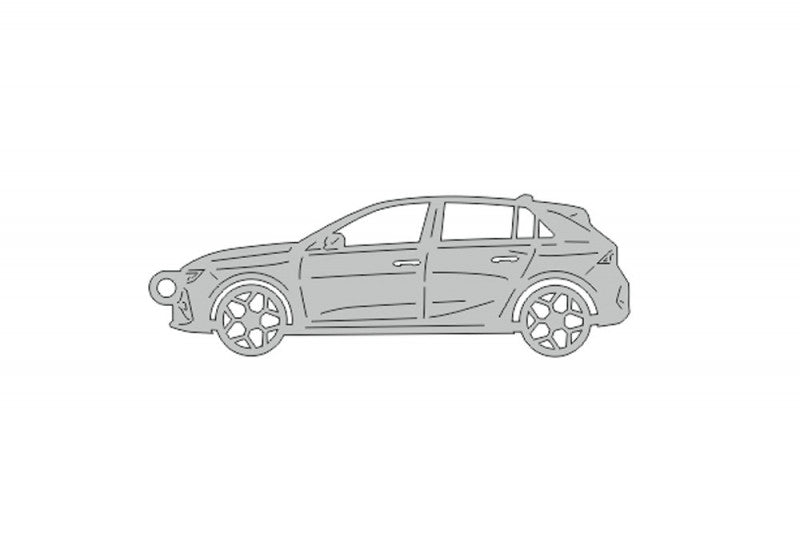 Car Keychain for Opel Astra L 2021+ (type STEEL) Keychains opdesign