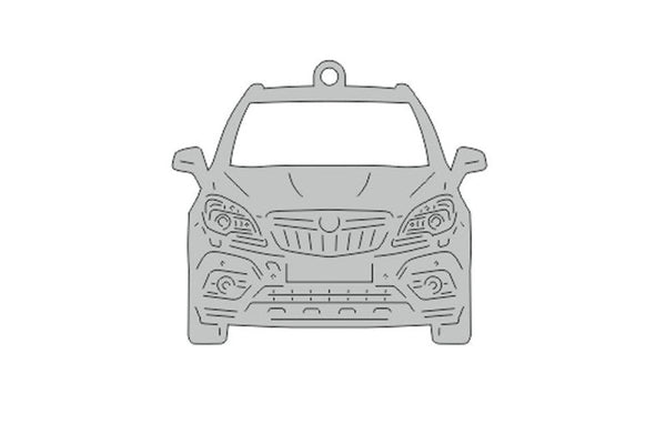 Car Keychain for Opel Mokka I (type FRONT) - decoinfabric