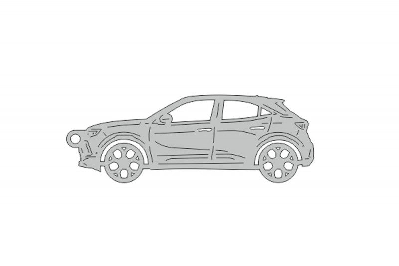 Car Keychain for Opel Mokka II (type STEEL) Keychains opdesign
