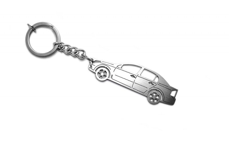 Car Keychain for Opel Vectra C 4D (type STEEL) - decoinfabric