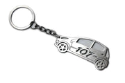 Car Keychain for Peugeot 107 (type STEEL) Keychains opdesign