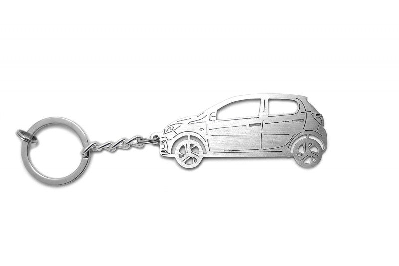 Car Keychain for Peugeot 108 (type STEEL) - decoinfabric