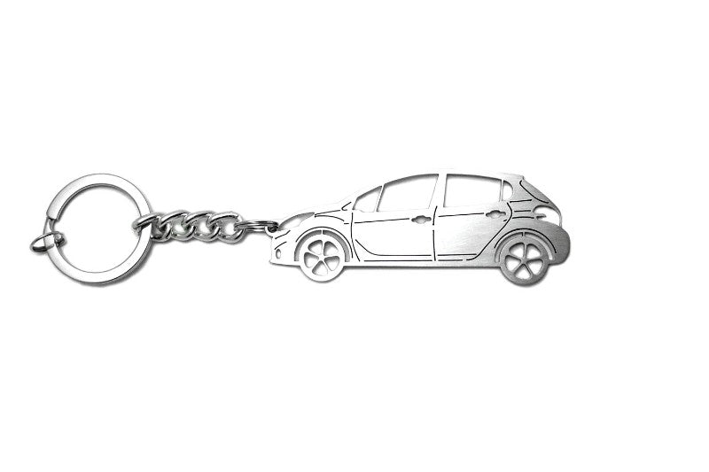 Car Keychain for Peugeot 208 I (type STEEL) Keychains opdesign
