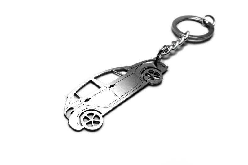 Car Keychain for Peugeot 208 I (type STEEL) - decoinfabric