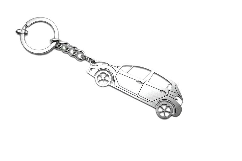 Car Keychain for Peugeot 208 I (type STEEL) - decoinfabric
