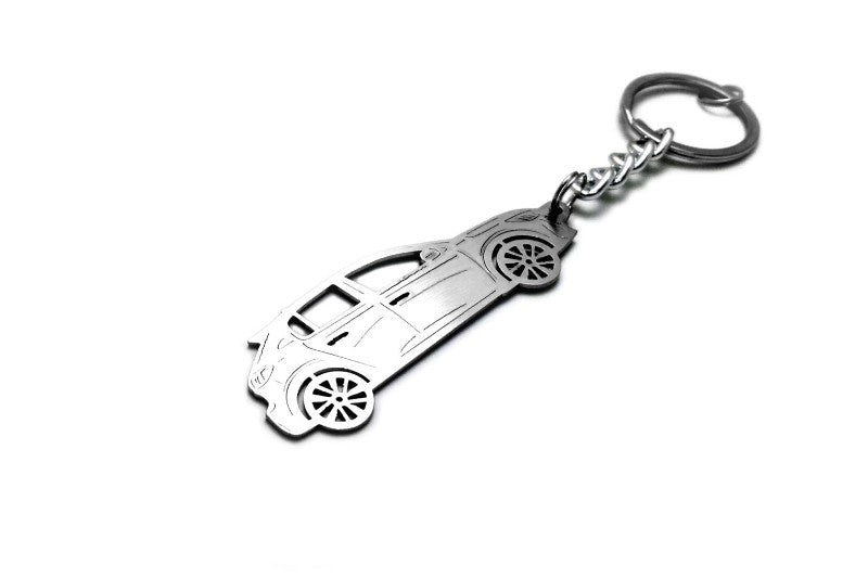Car Keychain for Peugeot 208 II (type STEEL) - decoinfabric