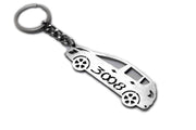 Car Keychain for Peugeot 3008 I (type STEEL) Keychains opdesign
