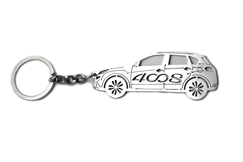 Car Keychain for Peugeot 4008 (type STEEL) Keychains opdesign