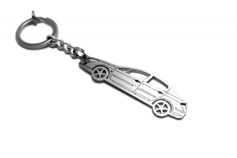 Car Keychain for Peugeot 407 (type STEEL) - decoinfabric
