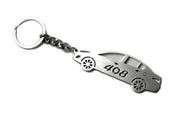 Car Keychain for Peugeot 408 (type STEEL) Keychains opdesign