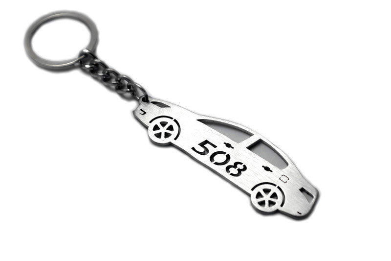Car Keychain for Peugeot 508 I (type STEEL) Keychains opdesign