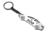 Car Keychain for Peugeot 508 I (type STEEL) Keychains opdesign