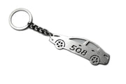 Car Keychain for Peugeot 508 I (type STEEL) Keychains opdesign