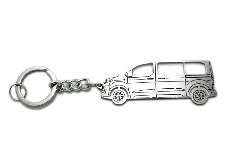 Car Keychain for Peugeot Traveller (type STEEL) Keychains opdesign