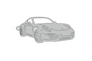 Car Keychain for Porsche 911 (991) (type 3D) Keychains opdesign