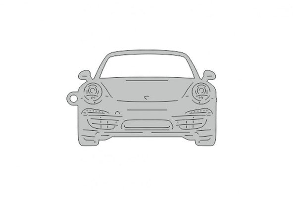 Car Keychain for Porsche 911 (991) (type FRONT) - decoinfabric