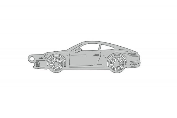 Car Keychain for Porsche 911 (992) (type STEEL) - decoinfabric