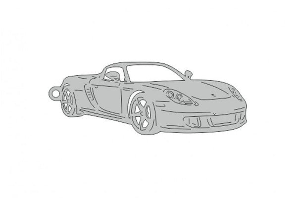 Car Keychain for Porsche Carrera GT (type 3D) - decoinfabric