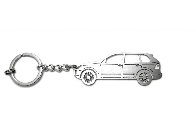 Car Keychain for Porsche Cayenne I (type STEEL) - decoinfabric