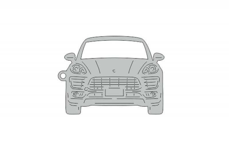 Car Keychain for Porsche Macan (type FRONT) Keychains opdesign