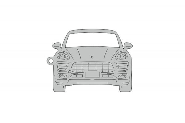Car Keychain for Porsche Macan (type FRONT) - decoinfabric