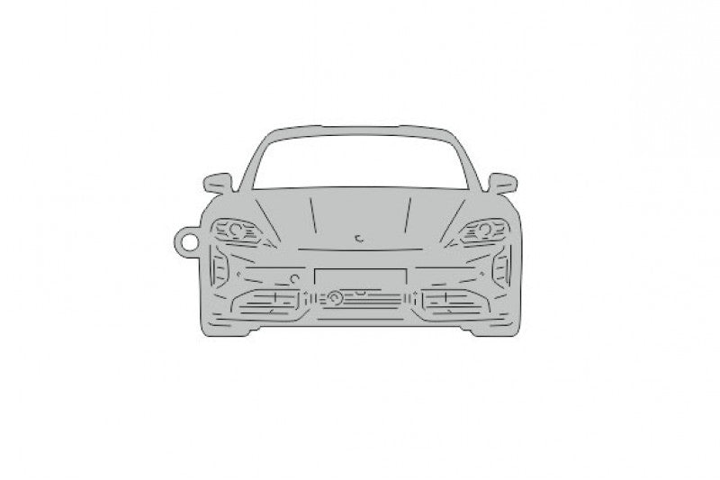 Car Keychain for Porsche Taycan (type FRONT) Keychains opdesign