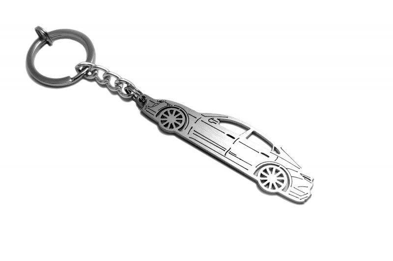 Car Keychain for Porsche Taycan (type STEEL) - decoinfabric