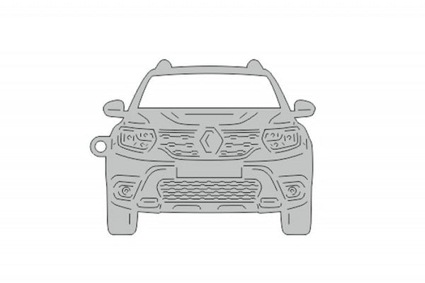 Car Keychain for Renault Duster II (type FRONT) - decoinfabric