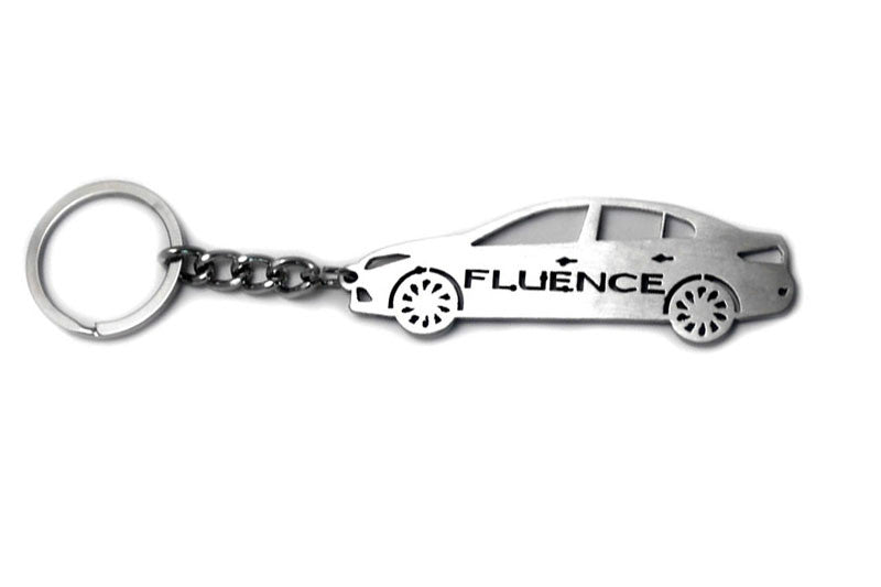 Car Keychain for Renault Fluence (type STEEL) - decoinfabric