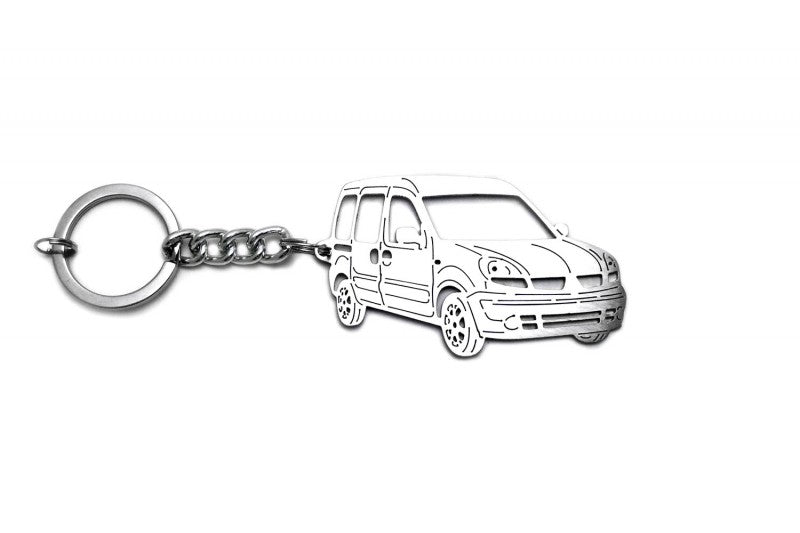 Car Keychain for Renault Kangoo I (type 3D) - decoinfabric