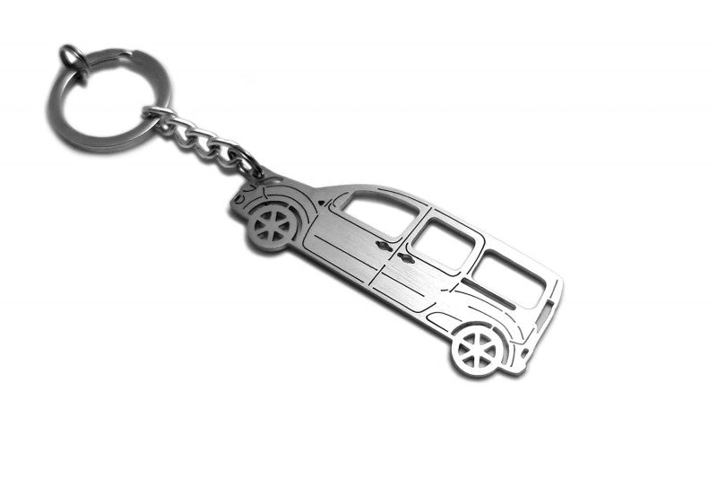 Car Keychain for Renault Kangoo II (type STEEL) - decoinfabric