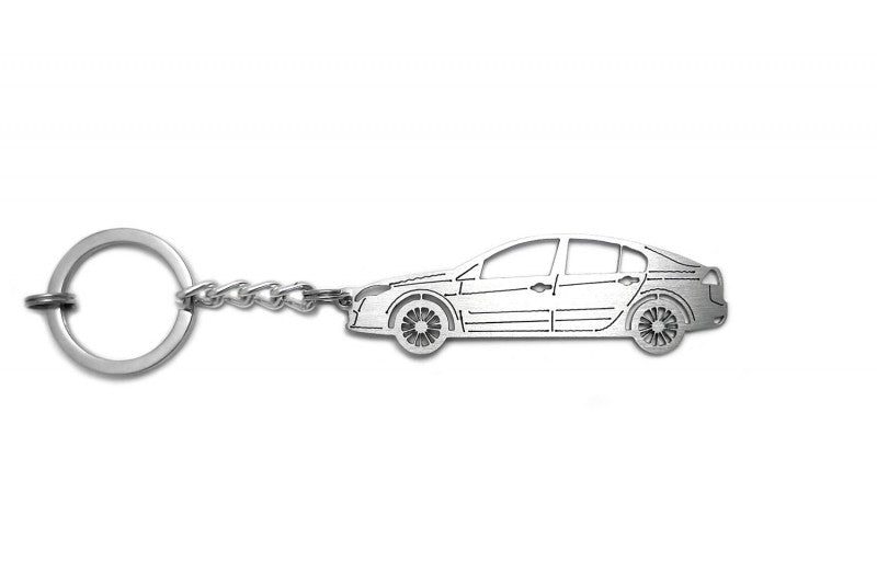 Car Keychain for Renault Laguna III 5D (type STEEL) - decoinfabric