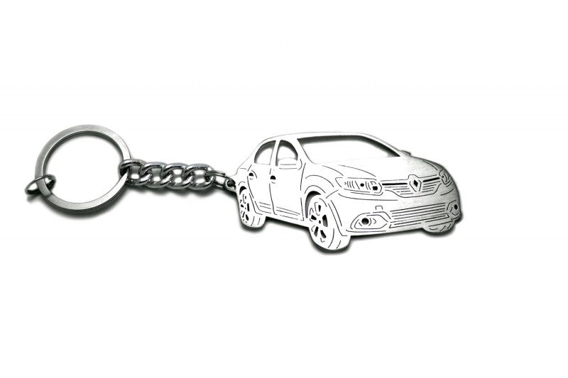 Car Keychain for Renault Logan II (type 3D) - decoinfabric