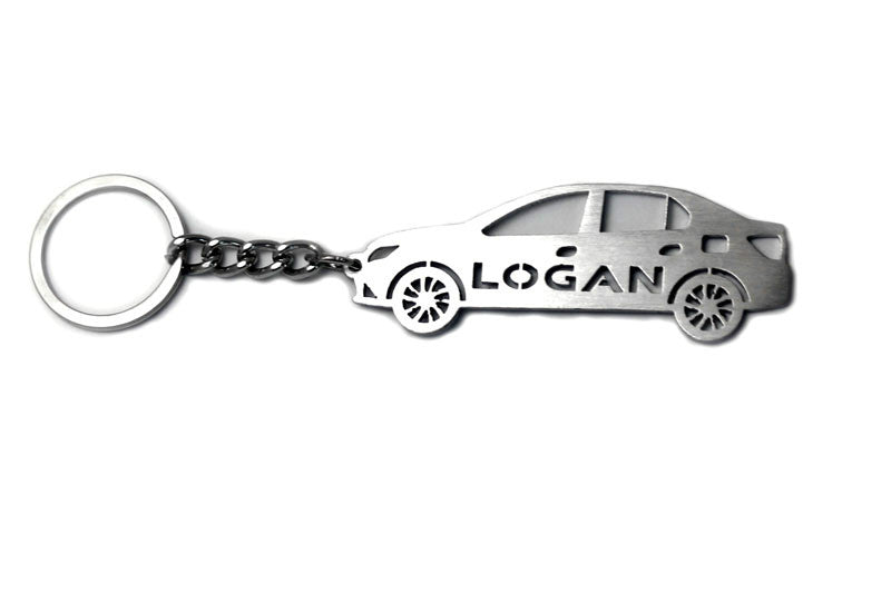 Car Keychain for Renault Logan II (type STEEL) - decoinfabric