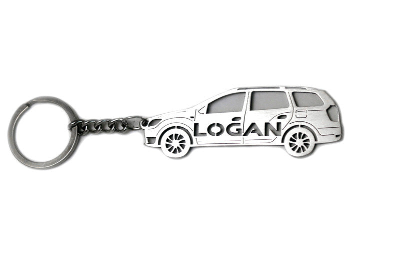 Car Keychain for Renault Logan MCV II (type STEEL) - decoinfabric