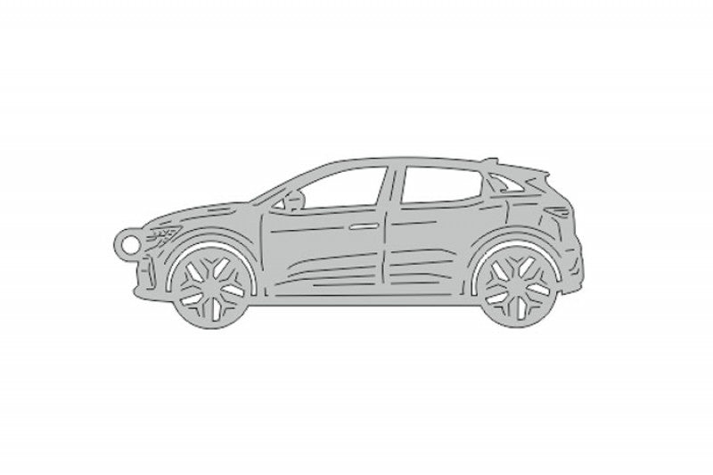 Car Keychain for Renault Megane E-Tech Electric (type STEEL) Keychains opdesign