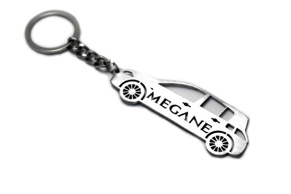 Car Keychain for Renault Megane II 5D (type STEEL) - decoinfabric
