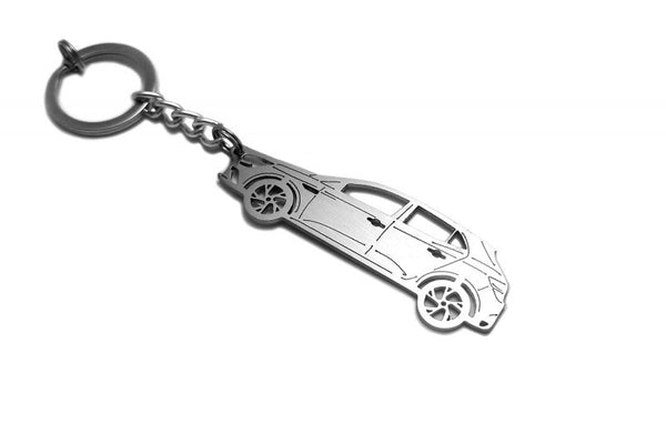 Car Keychain for Renault Megane IV 5D (type STEEL) - decoinfabric