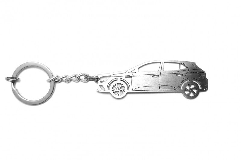 Car Keychain for Renault Megane IV 5D (type STEEL) Keychains opdesign